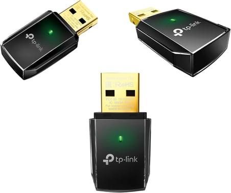 Archer T2U, 600Mbps Kablosuz Dual Band USB Adaptör
