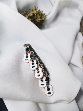 Luna Jewelry Melodic Guitar 316L Çelik Nomination Charm