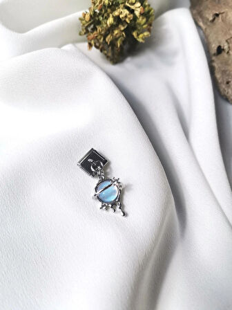Luna Jewelry Celestial Globe 316L Çelik Nomination Charm