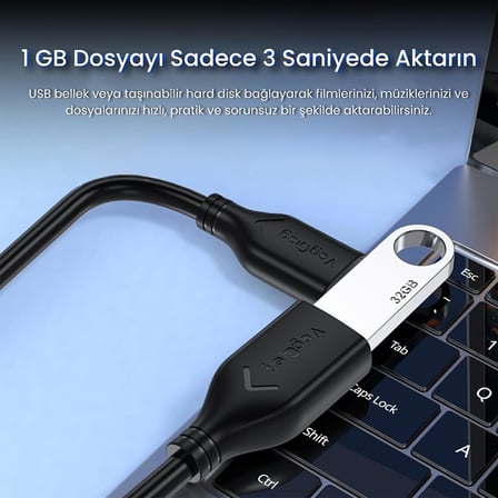 USB 2.0 Uzatma Kablosu 3 Metre