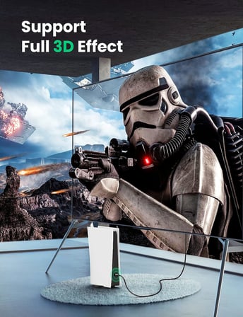 4K HDMI Kablosu ARC 3D Ethernet için PS5 Soundbar, Xbox Series S, Monitör vb. (1M)