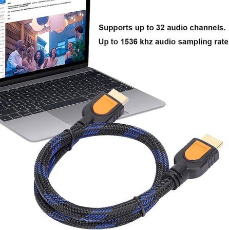 PX-05H 0.5 Metre Hdmi to Hdmi v2.0 Kablo, Kısa HDMI Erkek Erkek Görüntü ve Ses Aktarım Kablosu, 4K 2160p Ultra HD 3D Full HD TV Monitör Projeksiyon PC Laptop Oyun Konsolu Bağlantı Kablosu