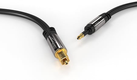 Optik ses Mini-TOSLINK kablosu – 1,5m