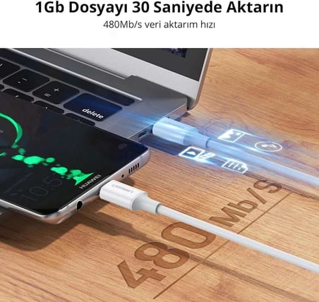 5A Type-C Şarj ve Data Kablosu 1 Metre
