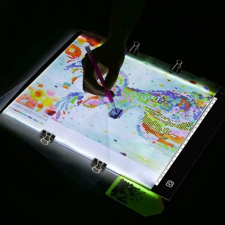 A4 Ultra-thin Portable LED Light Box Tracer USB Power Cable Dimmable Brightness LED Artcraft Tracing