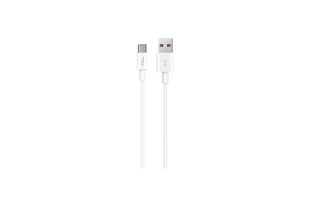 Type-C USB 2.0 5A Süper Hızlı 1m Şarj Kablosu, Beyaz