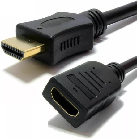6546 HDMI Uzatma Kablosu Dişi Erkek 50 cm Düz Uçlu A Class – Maksimum Performans için Yüksek Kaliteli Yapı Altın Kaplama – Sinyal Kaybını Azaltır ve Oksitlenmeyi Önler