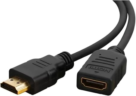 6546 HDMI Uzatma Kablosu Dişi Erkek 50 cm Düz Uçlu A Class – Maksimum Performans için Yüksek Kaliteli Yapı Altın Kaplama – Sinyal Kaybını Azaltır ve Oksitlenmeyi Önler