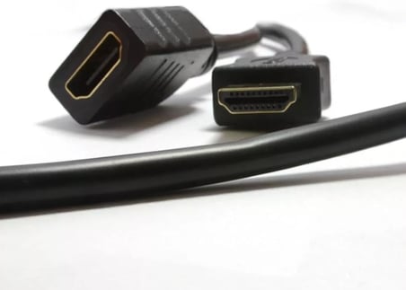6546 HDMI Uzatma Kablosu Dişi Erkek 50 cm Düz Uçlu A Class – Maksimum Performans için Yüksek Kaliteli Yapı Altın Kaplama – Sinyal Kaybını Azaltır ve Oksitlenmeyi Önler