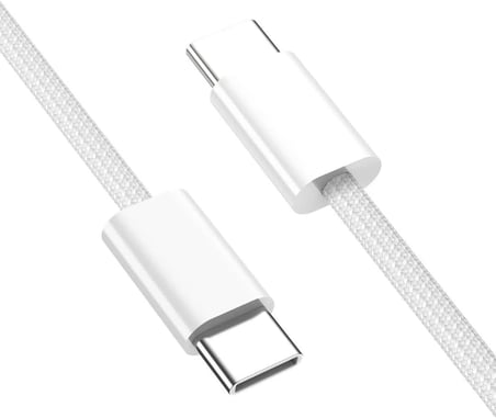 iPhone 15/16 ve Android İçin Type C-C, 60Watt PD, ÖRGÜLÜ, Hızlı Şarj Kablosu (100 CM)