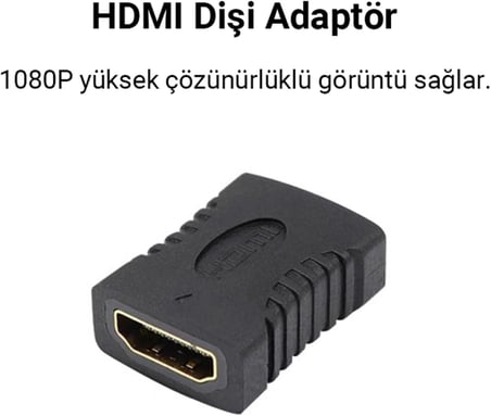 HDMI Dişi to Dişi Birleştirme Uzatma Aparatı