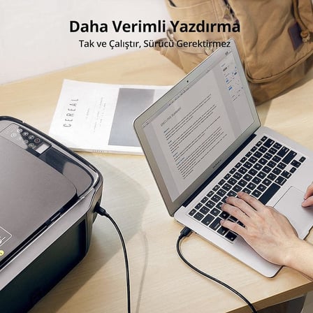 USB den USB-B ye Yazıcı Tarayıcı Kablosu, 1 Metre