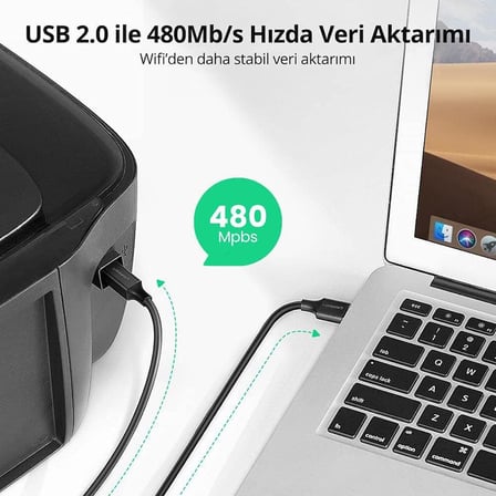 USB den USB-B ye Yazıcı Tarayıcı Kablosu, 1 Metre