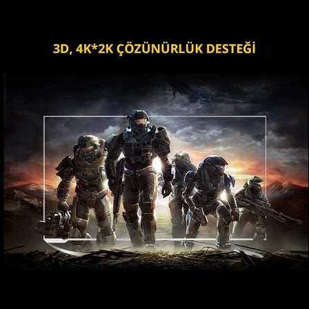 HDMI 2.0 4K Ses ve Görüntü Kablosu, 3 Metre