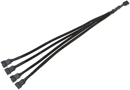 4987 4 Pin Fan Çoklayıcı Y PWM Çoklayıcı Splitter Kablosu 4 Port