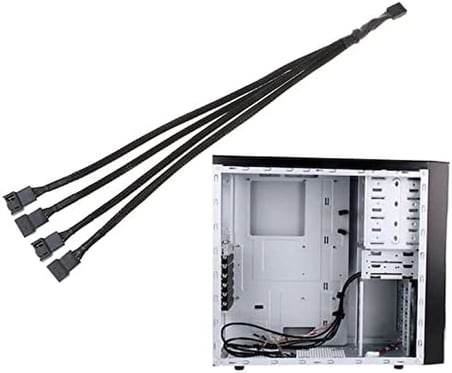 4987 4 Pin Fan Çoklayıcı Y PWM Çoklayıcı Splitter Kablosu 4 Port