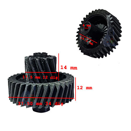 TEFAL RONDO 2500 8691 DOĞRAYICI ÇİFT DİŞLİ (HELİKS) Uyumlu