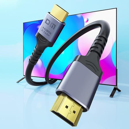 HI002S 8K/60Hz 4K/144Hz HDMI 2.1 HDR Görüntü ve Ses Aktarım Kablosu 2 Metre