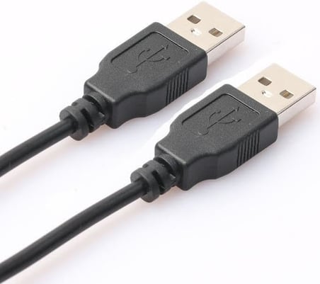 4852 1 Metre İki Ucu Erkek Usb Uzatma Kablosu 1 Metre Uzatıcı İki Ucu Erkek Parazit önleyici filtre 12Mbps ileetişim hızı 2xAWG24 2xAWG28