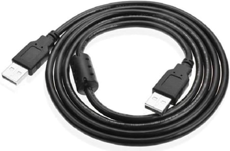 4852 1 Metre İki Ucu Erkek Usb Uzatma Kablosu 1 Metre Uzatıcı İki Ucu Erkek Parazit önleyici filtre 12Mbps ileetişim hızı 2xAWG24 2xAWG28