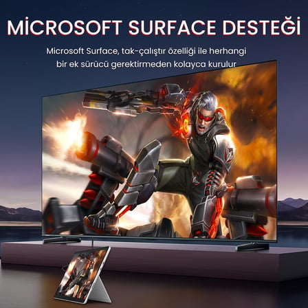 4K 30Hz Mini DisplayPort to HDMI Dönüştürücü Kablo 3 Metre