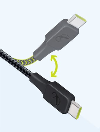 Infinitylab by - InstantConnect Kablo USB-A USB-C,Siyah,1.5m