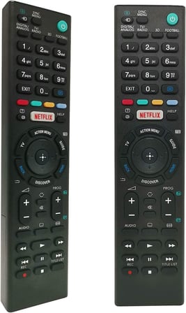 SONY Bravia Smart TV için Uygun Netflix Düğmeli Yeni Uzaktan Kumanda - Kurulum Gerektirmez RMT-TX100D RMT-TX200E RMT-TX101J RMT-TX102U RMT-TX102D
