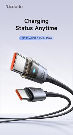 CA-5581 TYPE-C TO TYPE-C 100W 1.2M HIZLI ŞARJ KABLOSU
