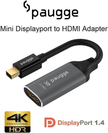 4K@60Hz, HDR, HDCP 2.2, Thunderbolt 2 Destekli Mini Displayport to HDMI Aktif Adaptör (MDP14HD20A-ADP)