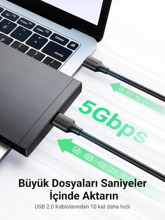 USB 3.0 USB to USB Data Kablosu, 1 Metre