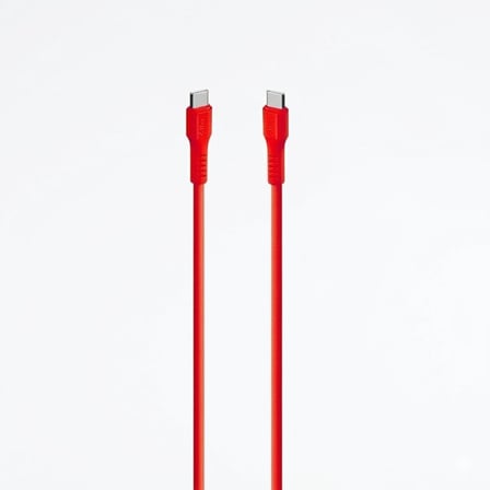 60W PD/QC Type-C to Type-C Ultra Hızlı Şarj ve Data Kablosu 120 cm Neon Kırmızı 2DK59NK