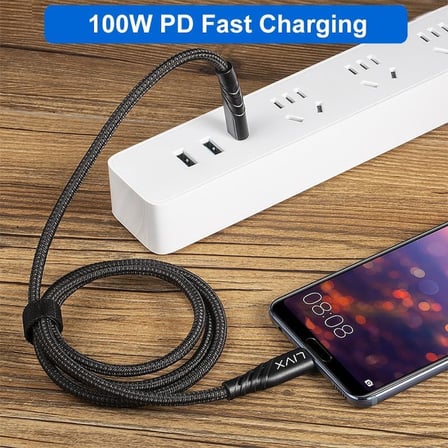 Turbo Serisi 100W 5A Type C to Type C PD 2.0 5 Gbps 2 Metre Hızlı Şarj ve Data Kablosu BO-02