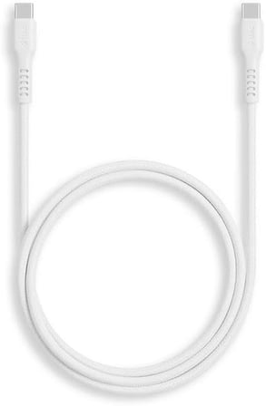 60W PD/QC Type-C to Type-C Ultra Hızlı Şarj ve Data Kablosu Neon (Neon Beyaz) 2DK59B