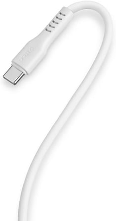 60W PD/QC Type-C to Type-C Ultra Hızlı Şarj ve Data Kablosu Neon (Neon Beyaz) 2DK59B