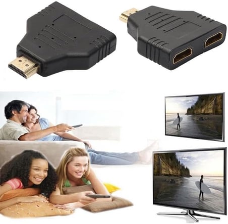 4744 2 Port Hdmi Çoklayıcı Splitter Switch Ekran Çoğaltıcı