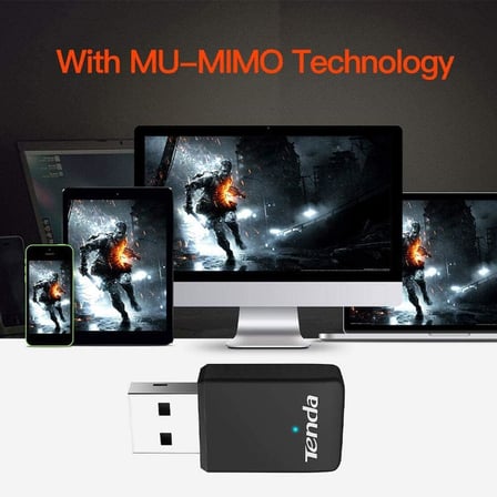 U9 WiFi AC650 Dual Band USB Adaptör