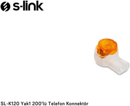 SL-K120 200'lü Telefon Konnektör