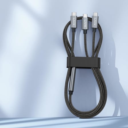 100W Çift Uçlu Type-C PD Şarj ve Veri Kablosu – E-Mark Chip, 1,5 Metre, Çift Cihaz Şarj Desteği (2)