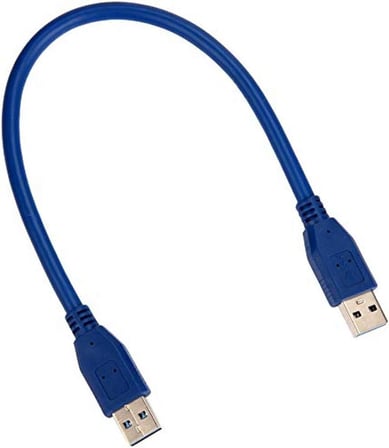 4955 Usb 3.0 Erkek Erkek 30 cm Hdd Harddisk Bağlantu Uzatma Kablosu, 0.3M