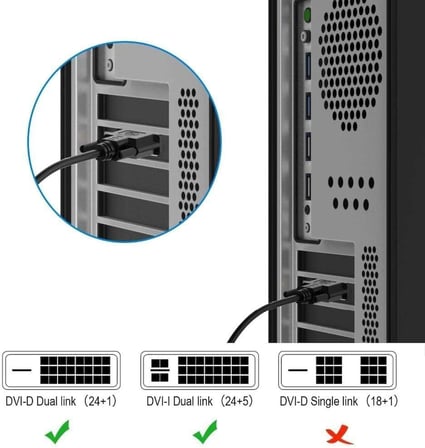 Al-4577 Dvi to Dvi Monitör Ekran Kablosu Ara Bağlantı Dvi-D 24+1 1.8M