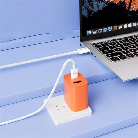 60W Örgülü Hızlı Şarj ve Data Kablosu Beyaz AZ-06AB (60w Type-C to Type-C Beyaz)