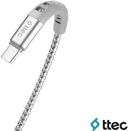 2DKX02CG ExtremeCable Ekstra Dayanıklı Type C Şarj Kablosu 150cm Gümüş