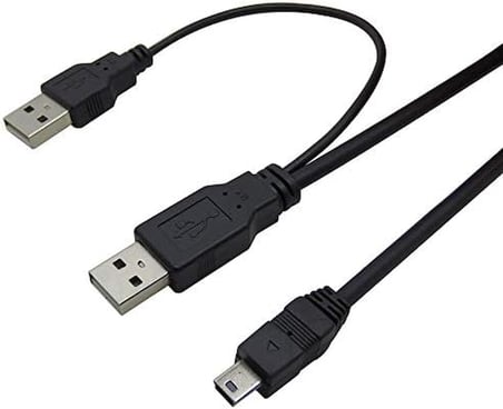 4529 USB Y 3 Giriş Mini 5 Pin Harddisk Kablosu