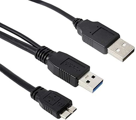 4574 Micro Usb 3.0 Hdd Harddisk Bağlantı Veri Ara Y Kablosu (1.5 Metre)