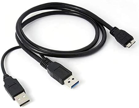 4574 Micro Usb 3.0 Hdd Harddisk Bağlantı Veri Ara Y Kablosu (1.5 Metre)