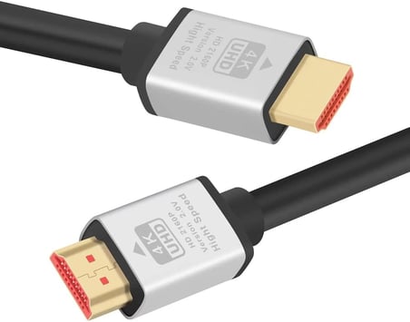 Hdmi Kablo 4K HDTV 2160P 18Gbps Premium Altın Kaplama Uç Yüksek Hızlı Aktarım Plasma Lcd Pc Ses Ekipmanları 20 Metre (20 Metre)