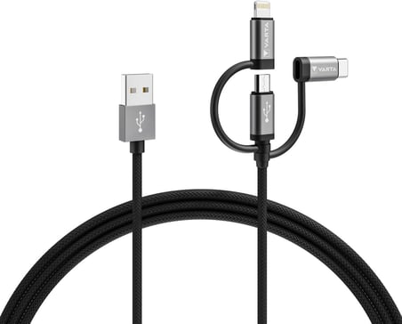 Kablo 3IN1 USB A -LIGHT/M-USB/T. C