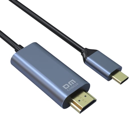 CHB024 Type-C to Erkek HDMI 4K 30Hz Dönüştürücü Kablo 1.8 Metre