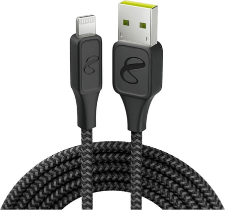 Infinitylab by - InstantConnect Kablo USB-A Lightning,Siyah,1.5m
