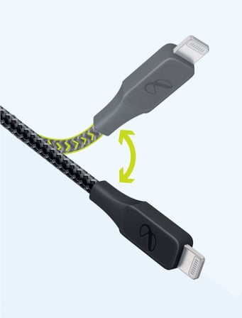 Infinitylab by - InstantConnect Kablo USB-A Lightning,Siyah,1.5m
